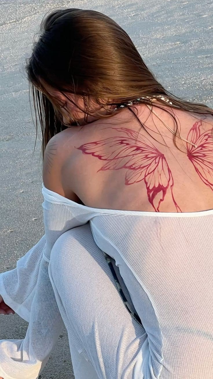 Upper Back Tattoo